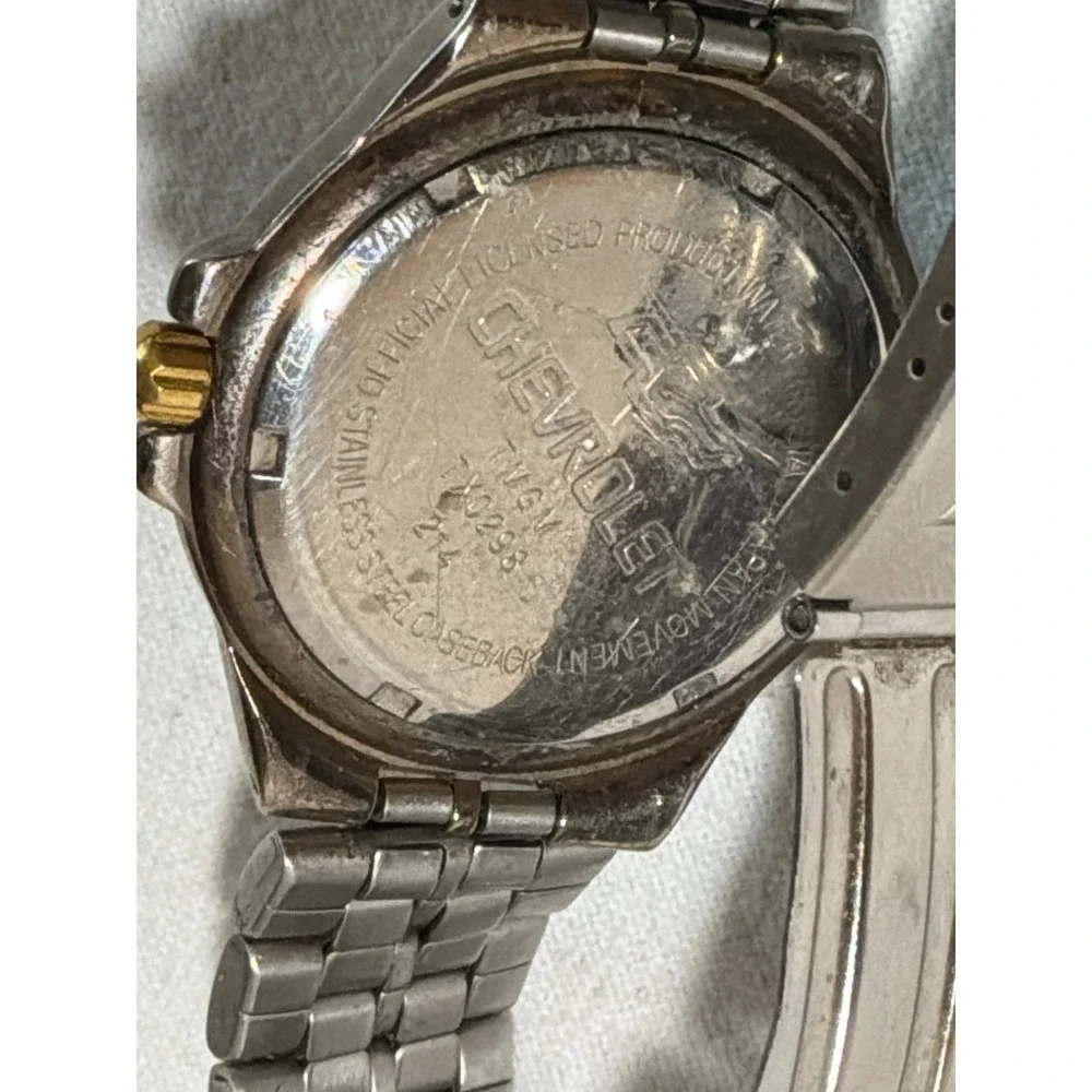 Chevrolet Corvette Watch Official Licensed Product Two Tone Date TX0298-214